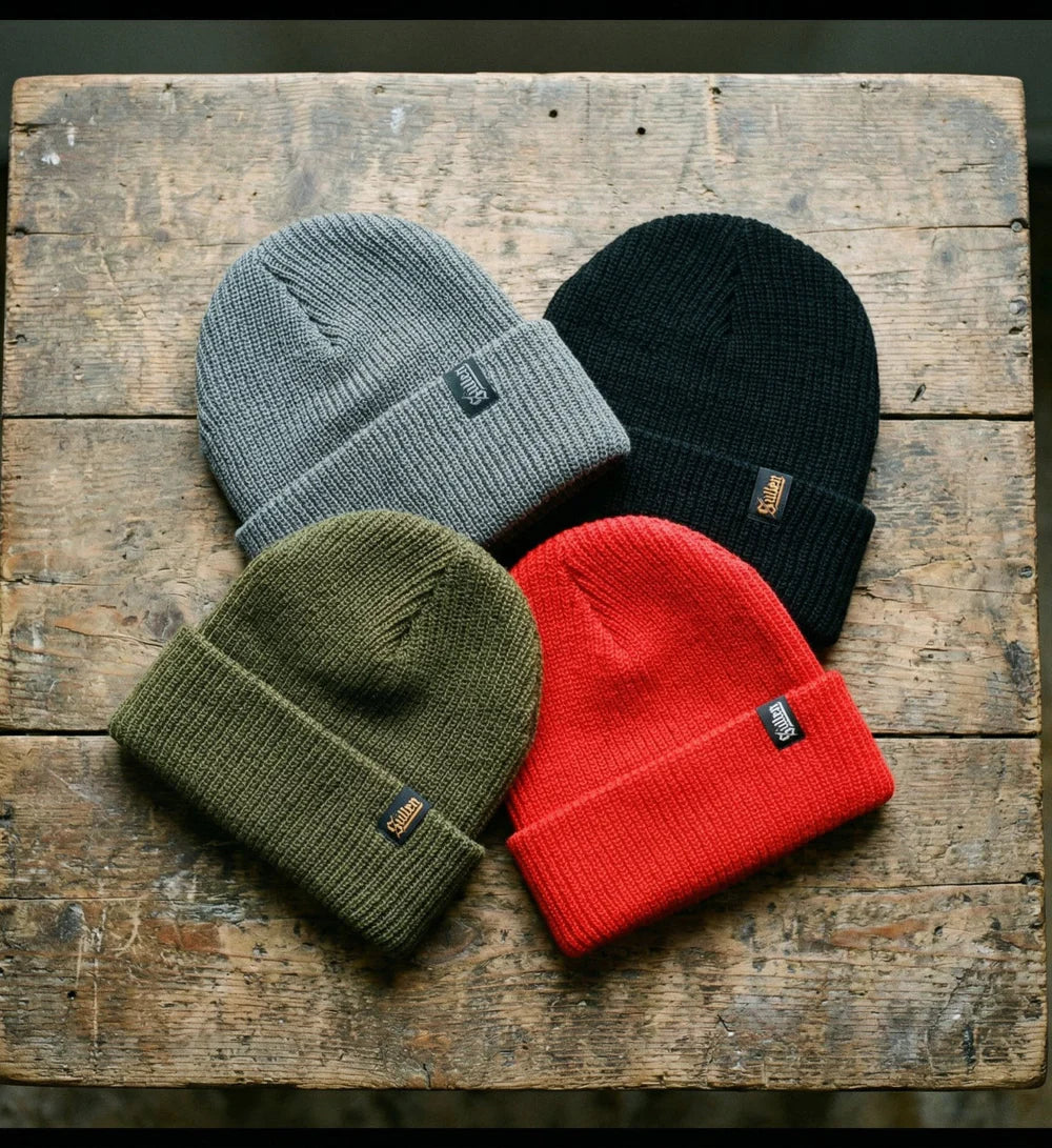 LINCOLN FLAG BEANIE DKGY