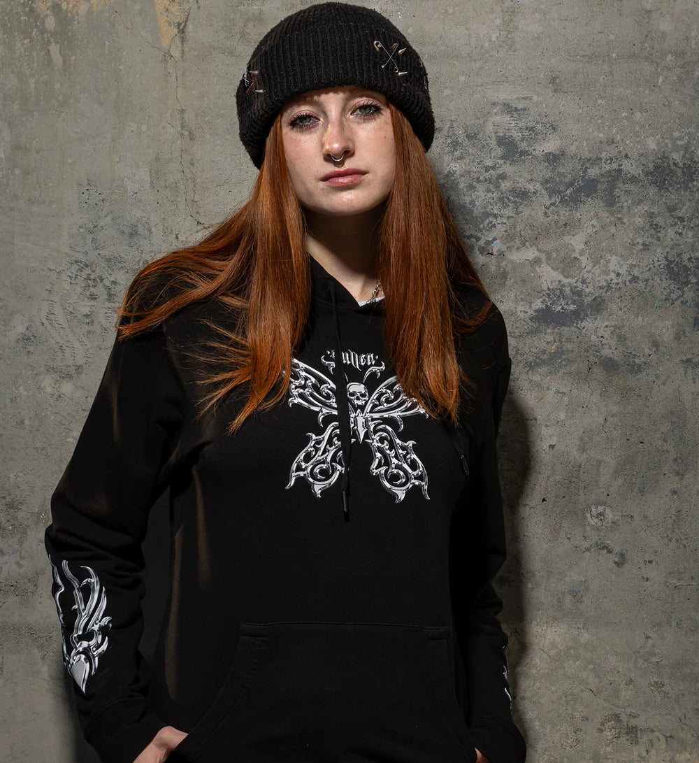 CHROME BUTTERFLY HOODIE