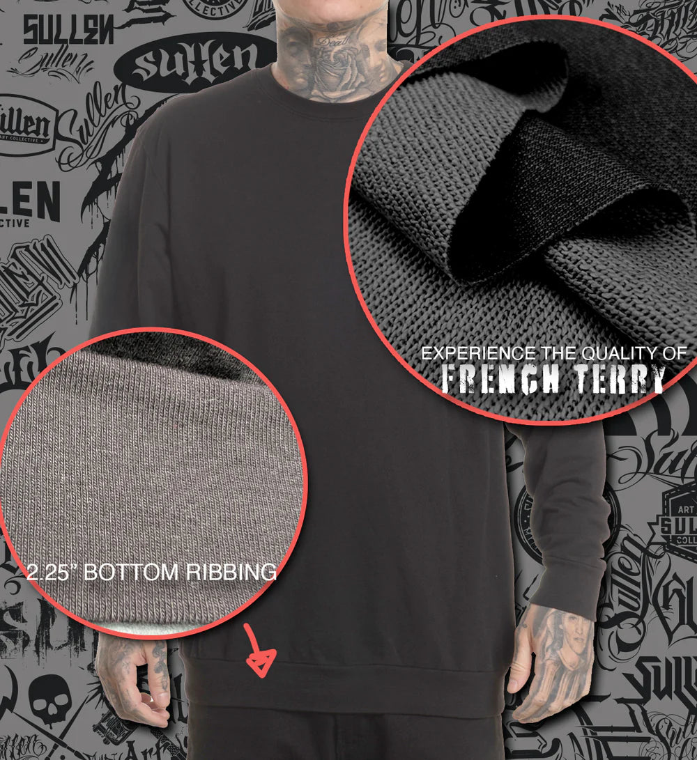DEATH ANGEL FRENCH TERRY LONG SLEEVE TEE