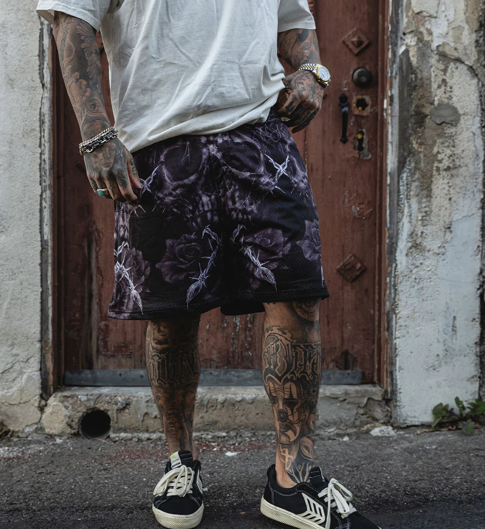 THE DARKNESS MESH SHORTS