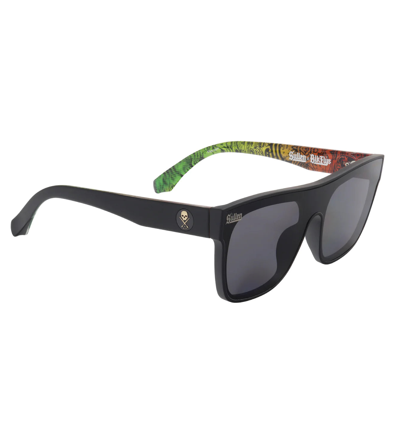 CHOLOHAFLYS GLASSES MATTE BLACK/SMOKE