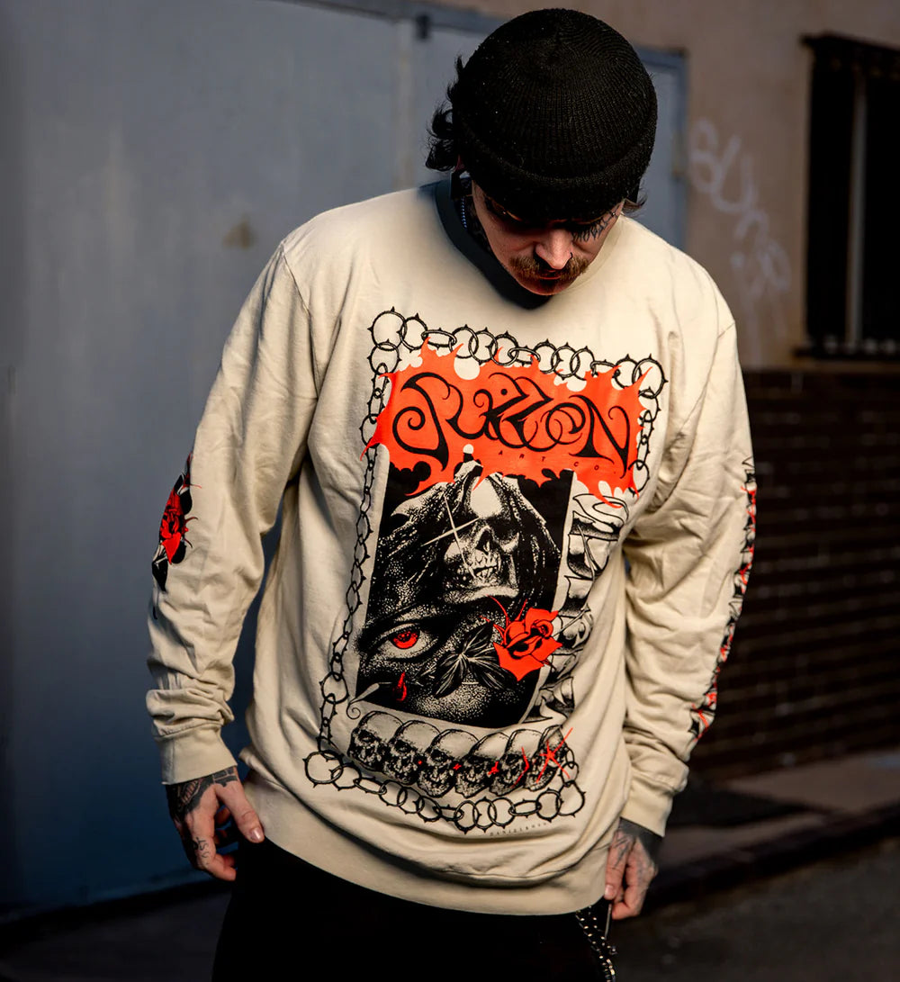 DANIEL RHZZ FRENCH TERRY LONG SLEEVE TEE