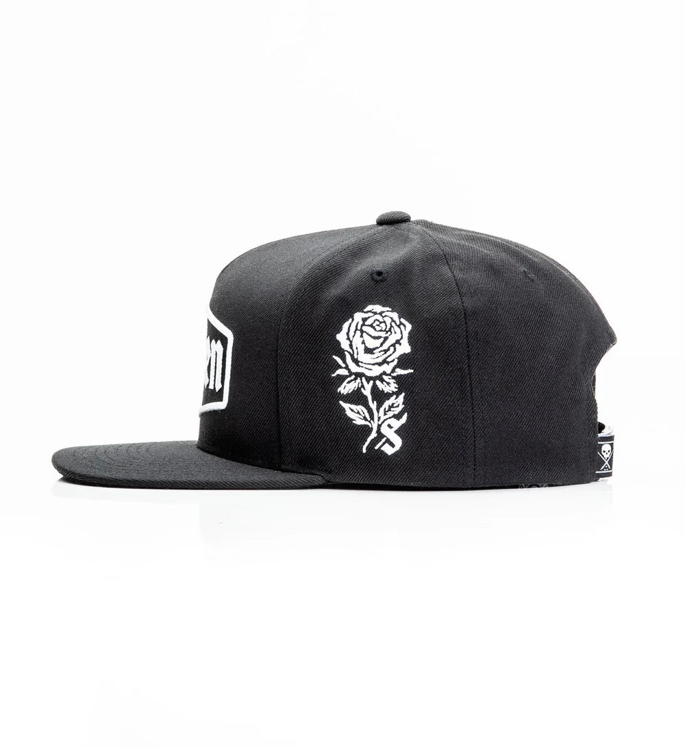 LAST RITES SNAPBACK BLACK WHITE