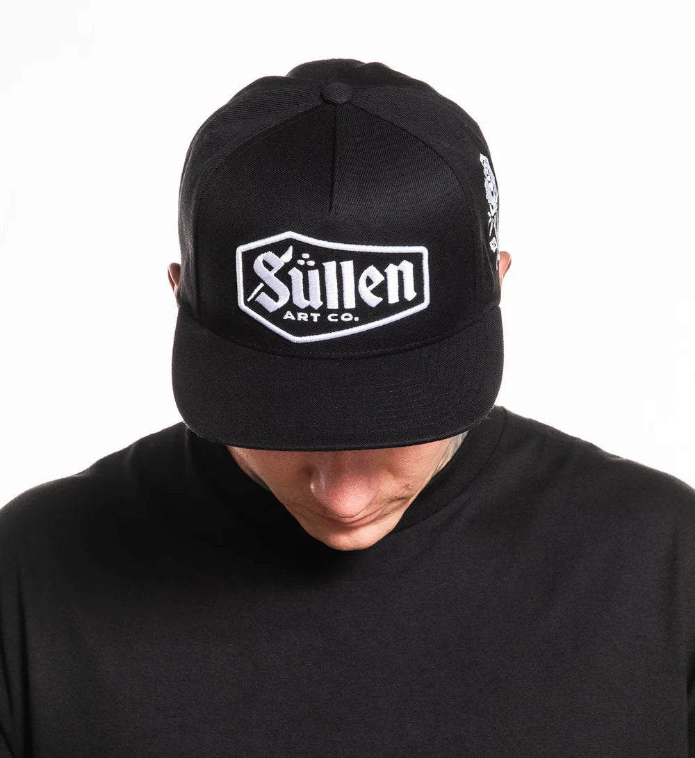 LAST RITES SNAPBACK BLACK WHITE