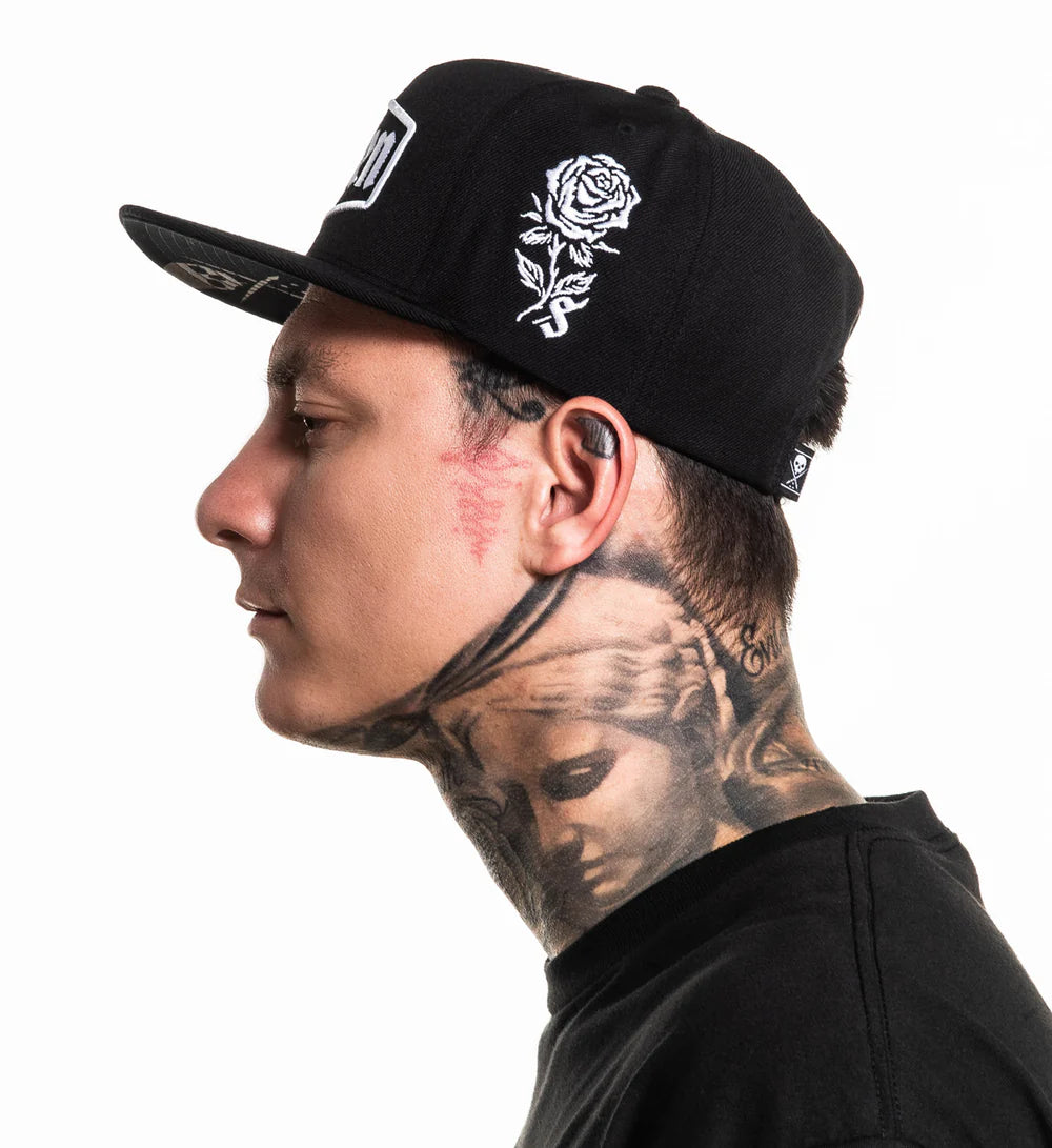 LAST RITES SNAPBACK BLACK WHITE