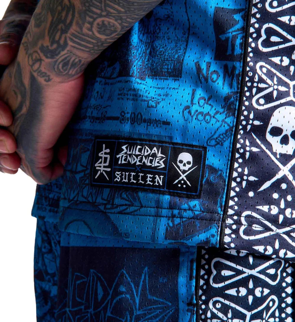 SULLEN X ST POSTED JERSEY BLUE