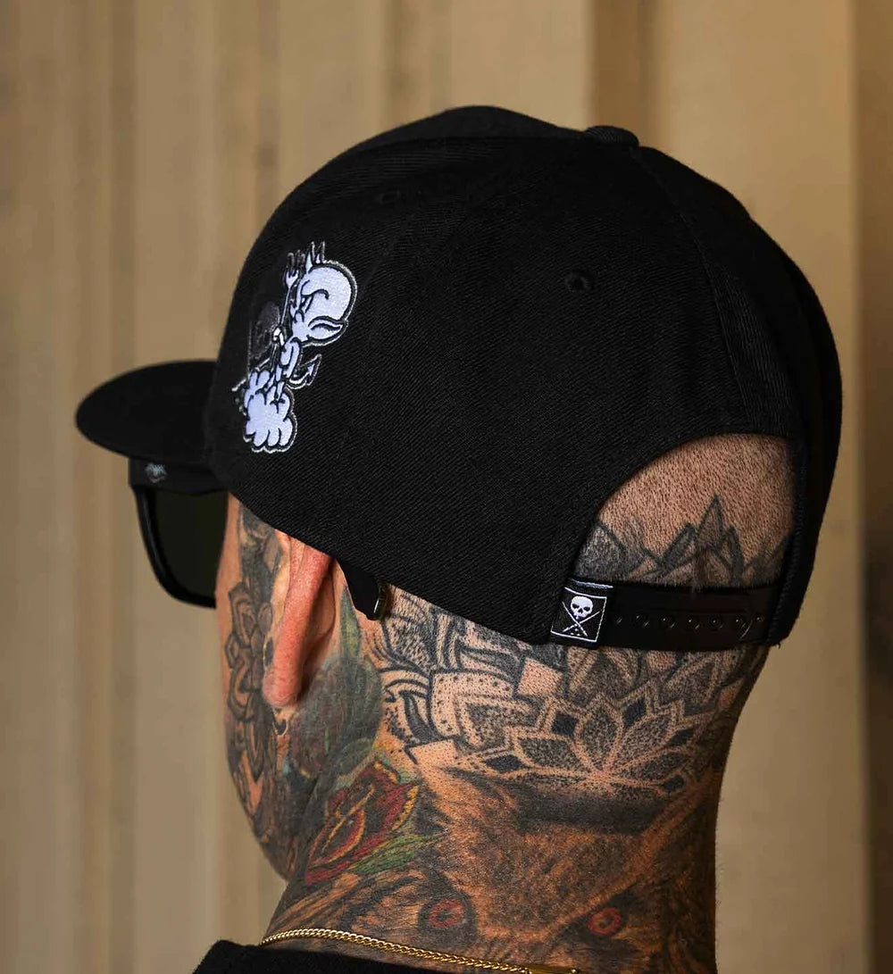 DETAIL DEVIL'S SNAPBACK BLACK/WHITE