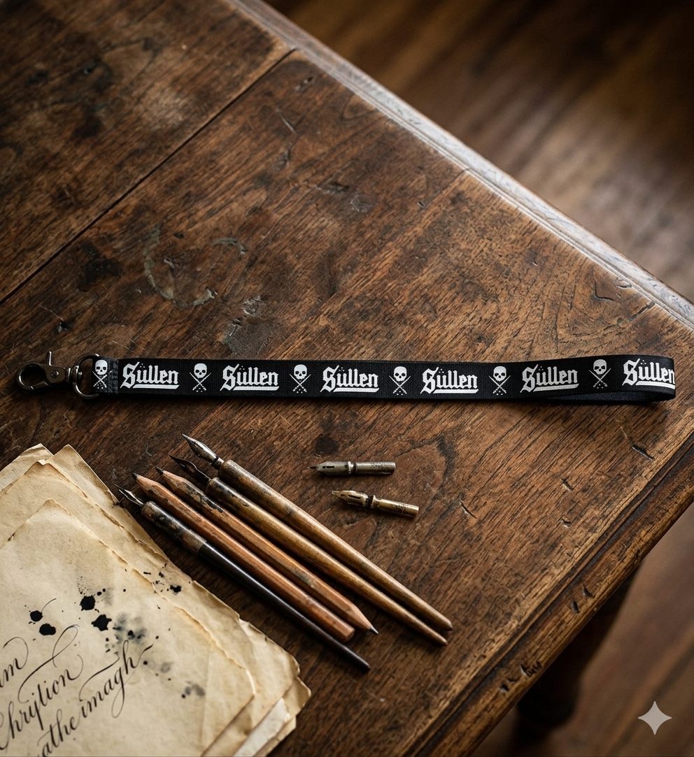 BULLET PROOF LANYARD BLACK/WHITE