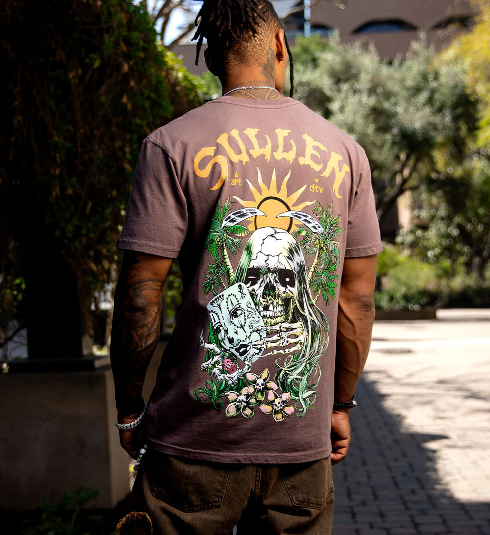 HARD GAMBLE PREMIUM TEE - PALE MAROON
