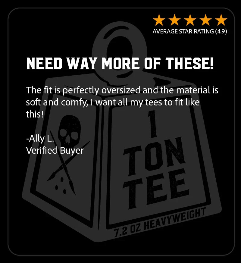 GRIM HIGHWAY "1 TON" PREMIUM TEE