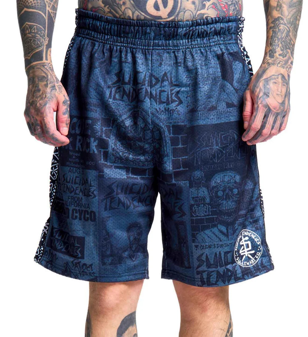 SULLEN X ST POSTED SHORTS GREY