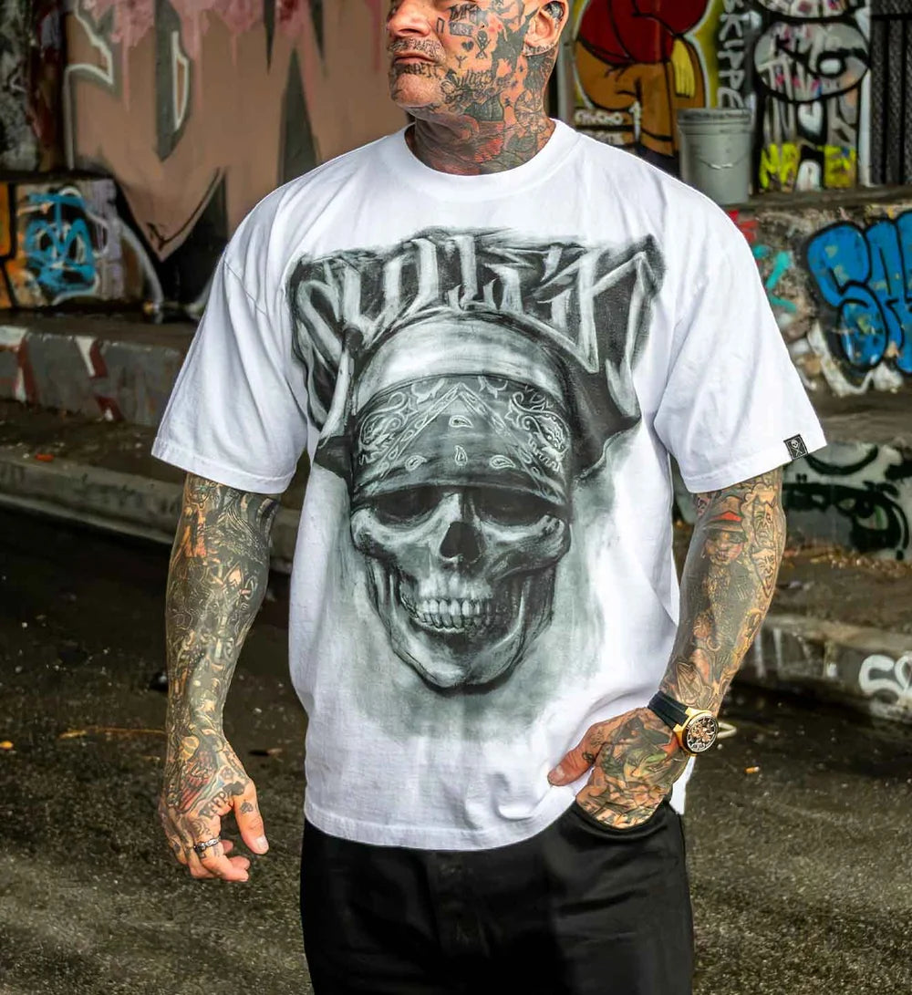 BONE THUG WHITE "1 TON" PREMIUM TEE