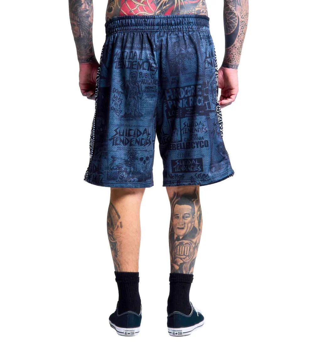 SULLEN X ST POSTED SHORTS GREY