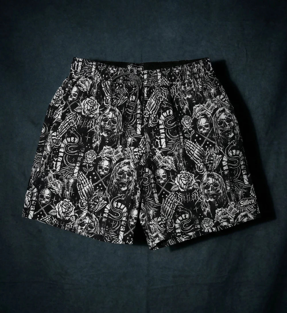 CREEPING DEATH EWAIST BOARDSHT BLACK