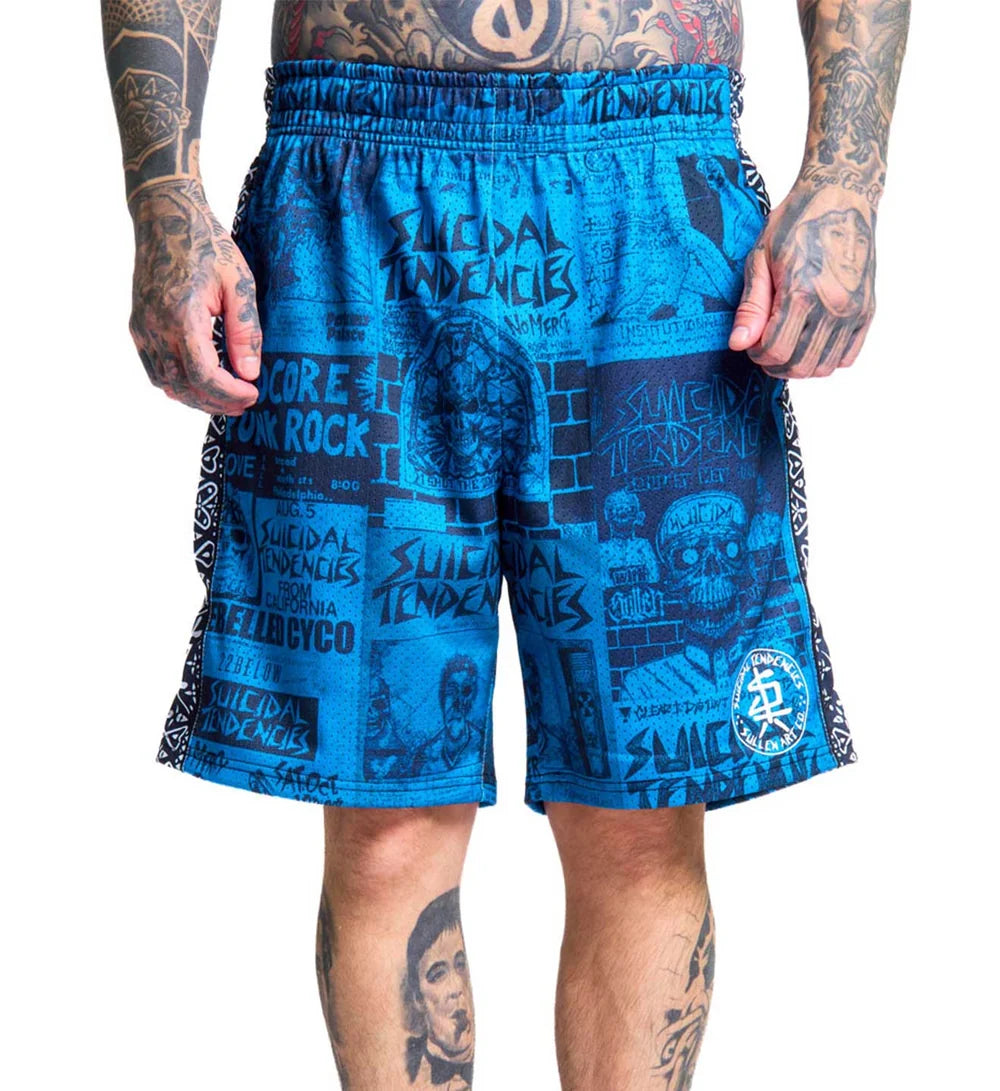 SULLEN X ST POSTED SHORTS BLUE