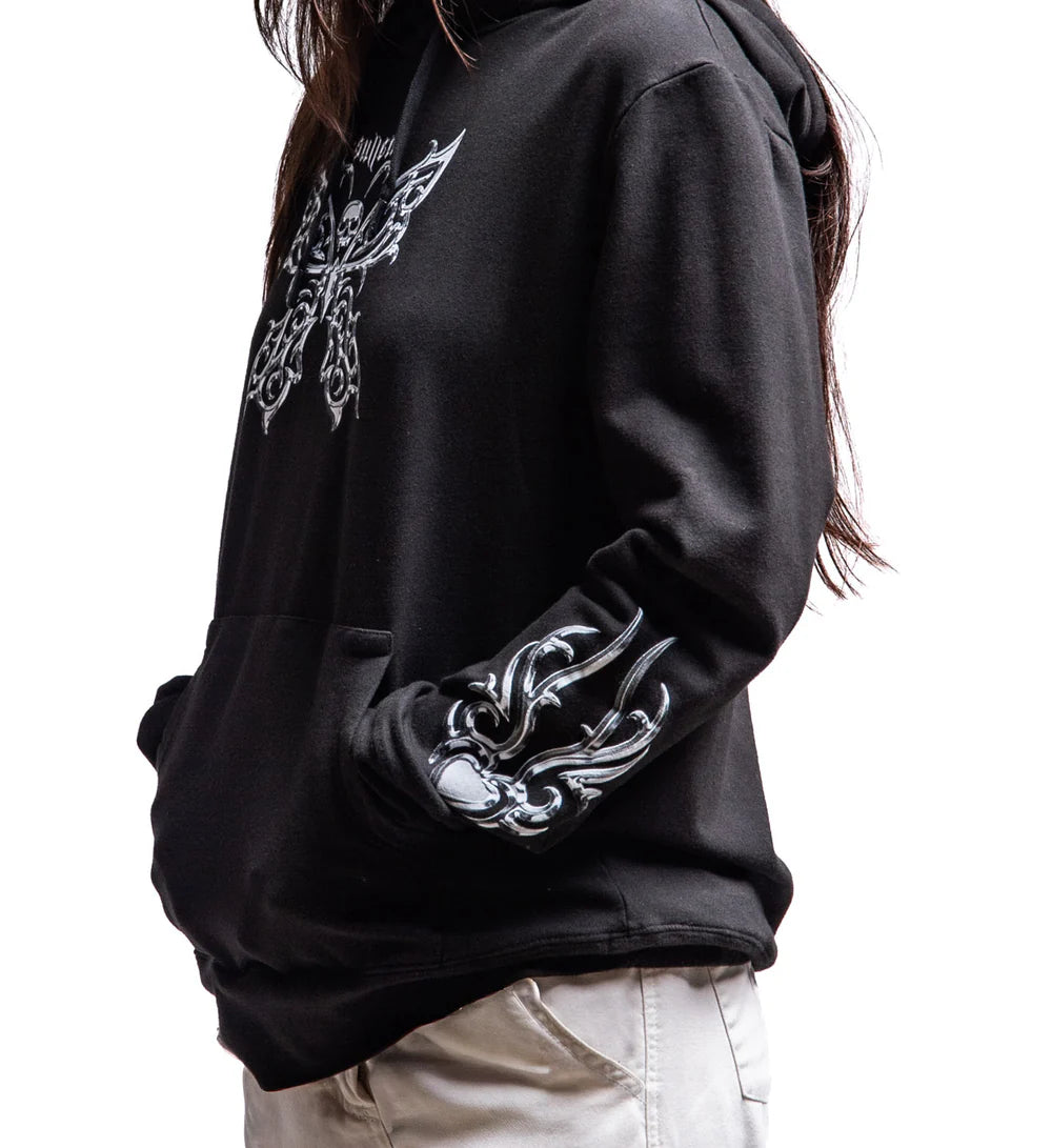 CHROME BUTTERFLY HOODIE
