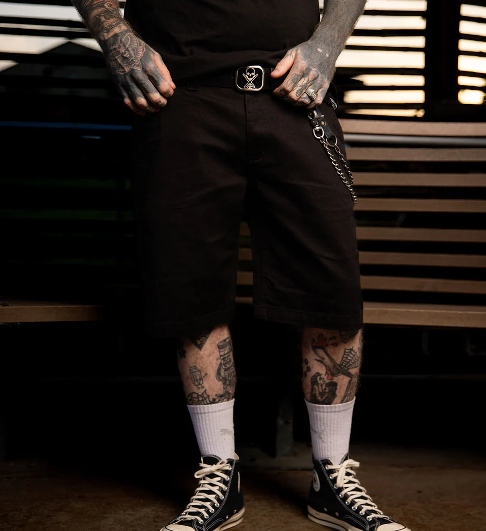 CHOP SHOP WALKSHORTS BLACK