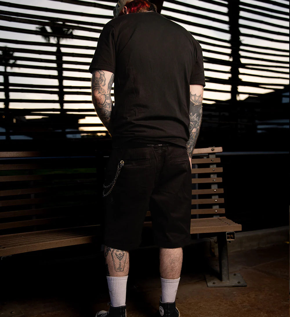 CHOP SHOP WALKSHORTS BLACK