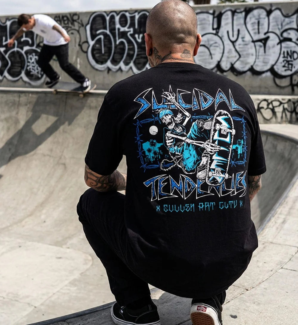 SULLEN X ST SK8R "1 TON" PREMIUM TEE