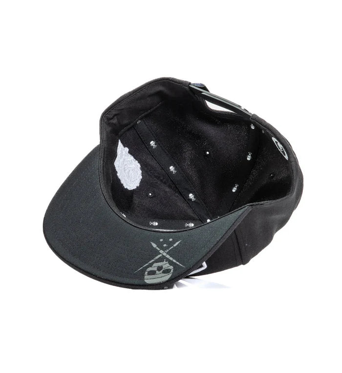 LAST RITES SNAPBACK BLACK WHITE