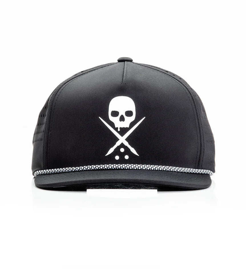 VENT BADGE SNAPBACK BLACK