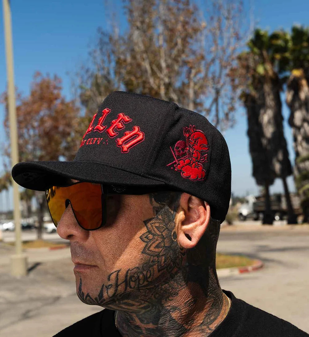 DETAIL DEVIL'S SNAPBACK BLACK/RED