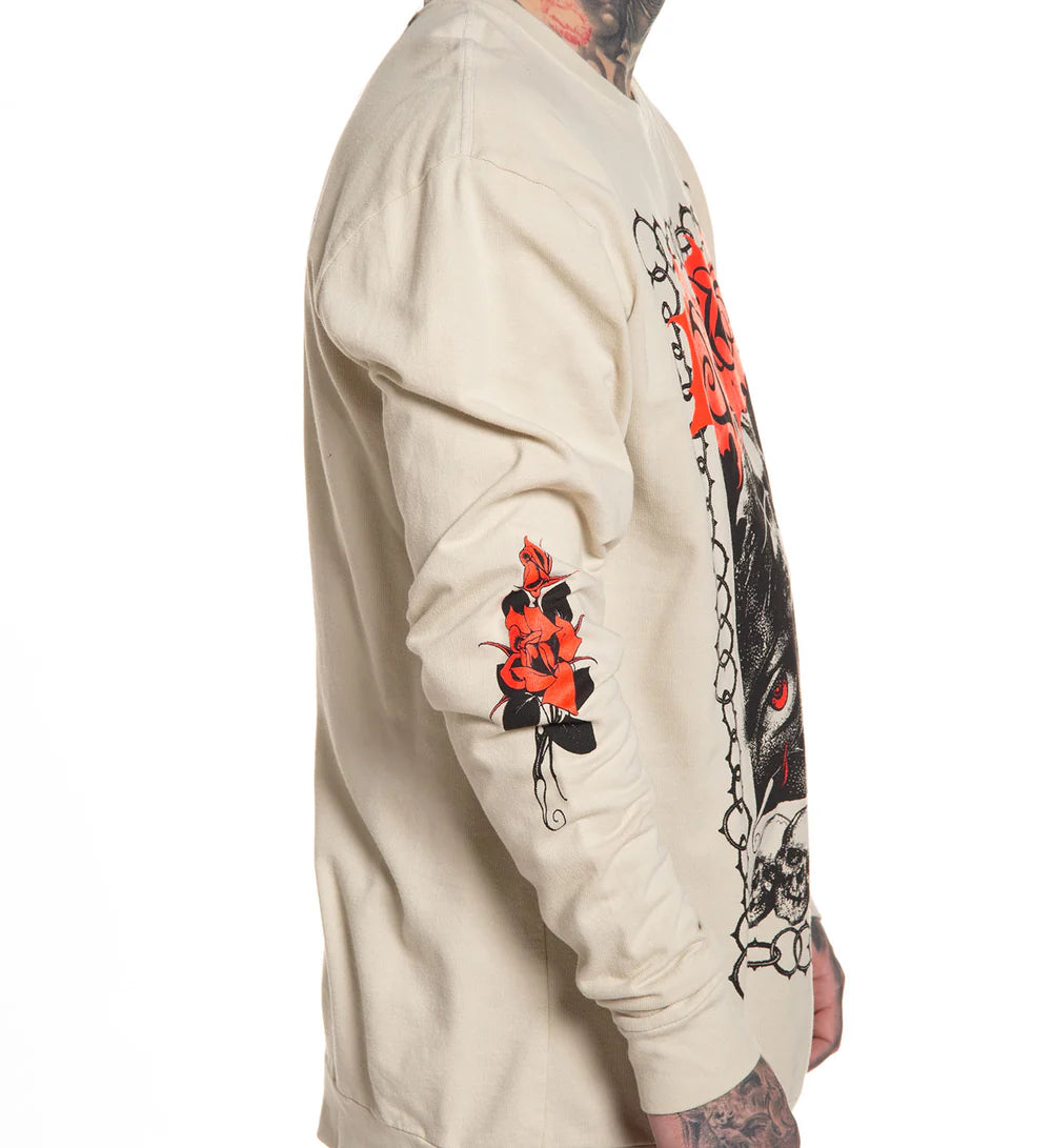 DANIEL RHZZ FRENCH TERRY LONG SLEEVE TEE