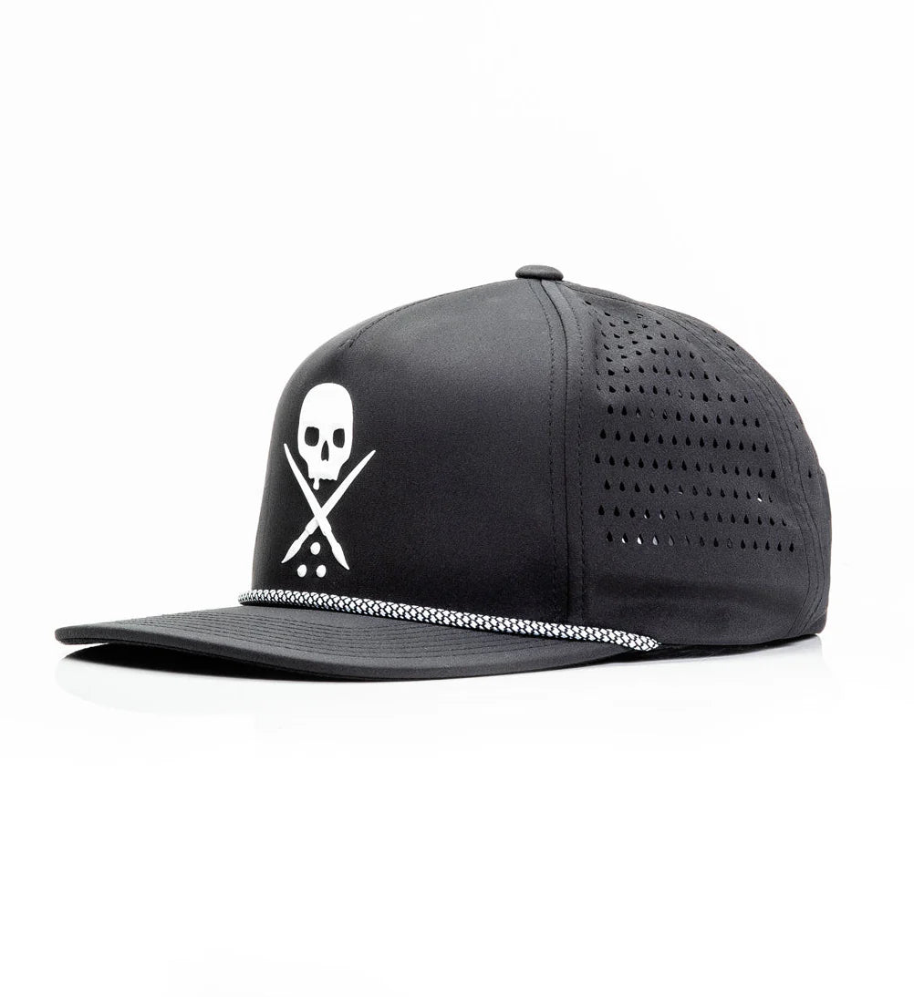 VENT BADGE SNAPBACK BLACK