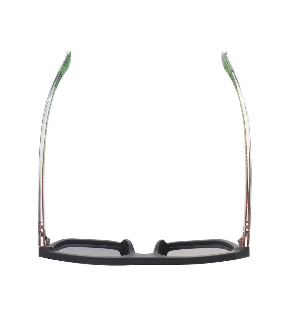 CHOLOHAFLYS GLASSES MATTE BLACK/GREEN