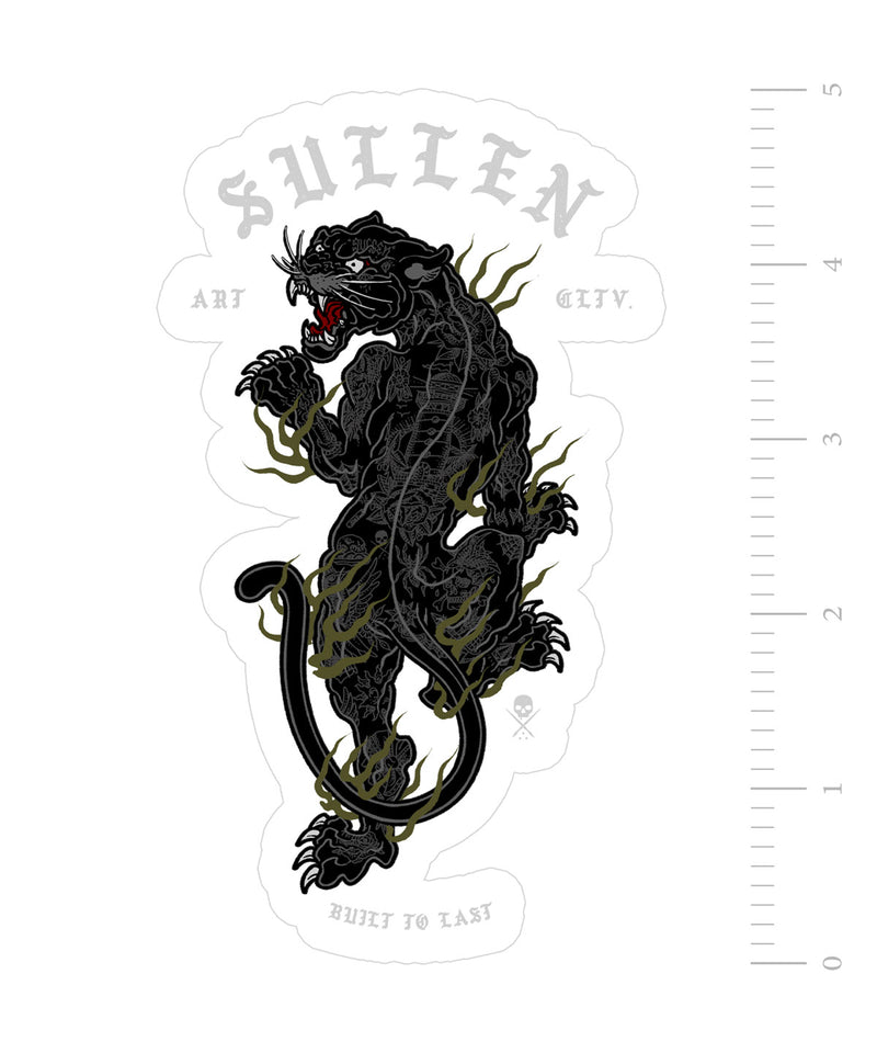 CRAWLING PANTHER STICKER