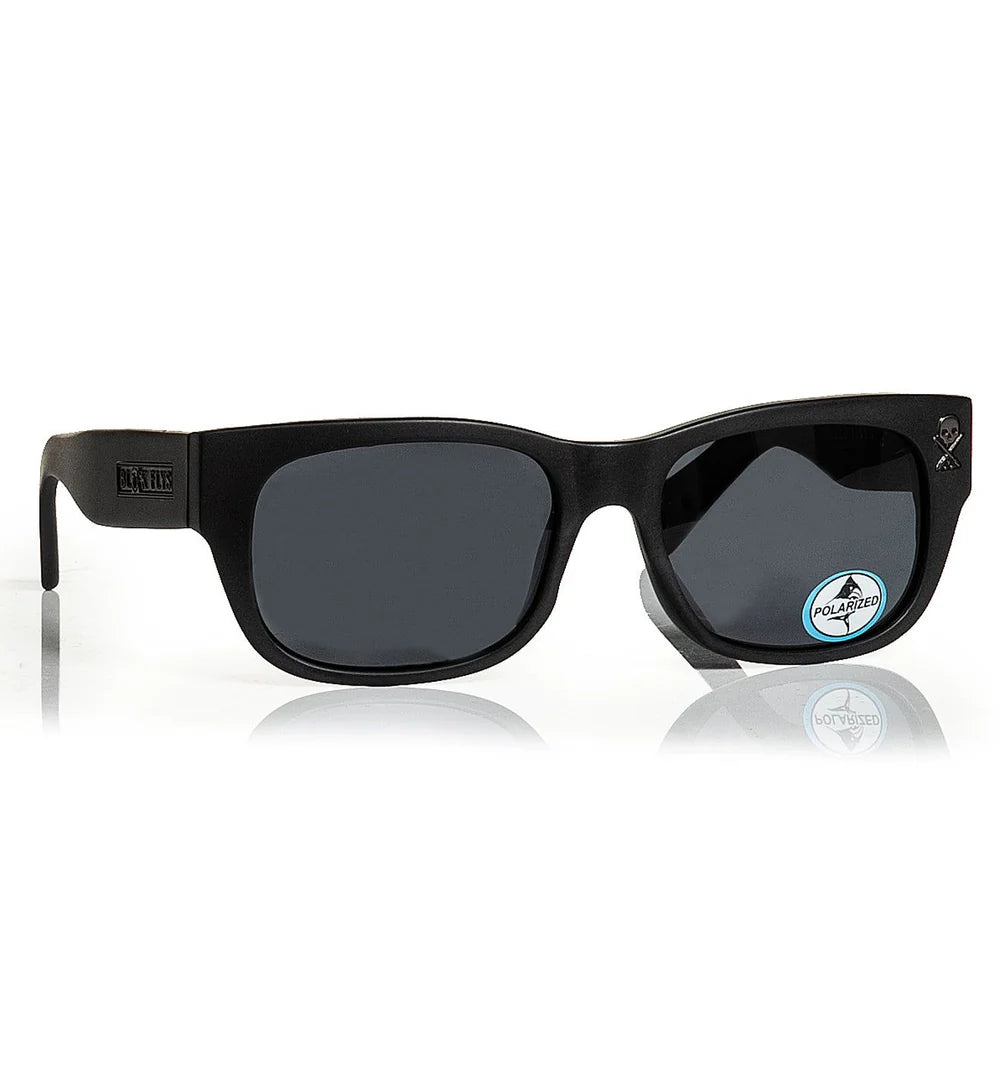 NEXT CHAPTER BLACK GLOSS CHROME POLAR SUNGLASSES