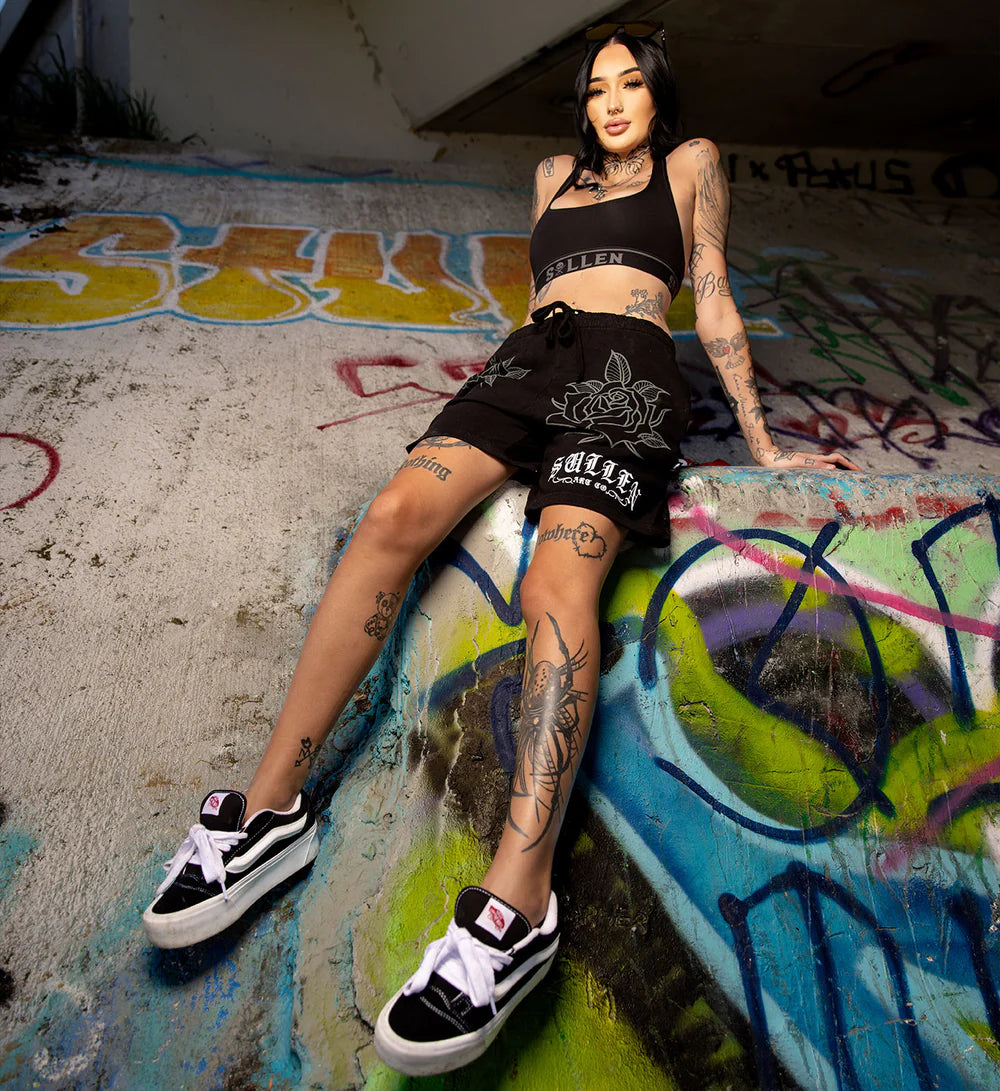 ROSE SWEATSHORTS