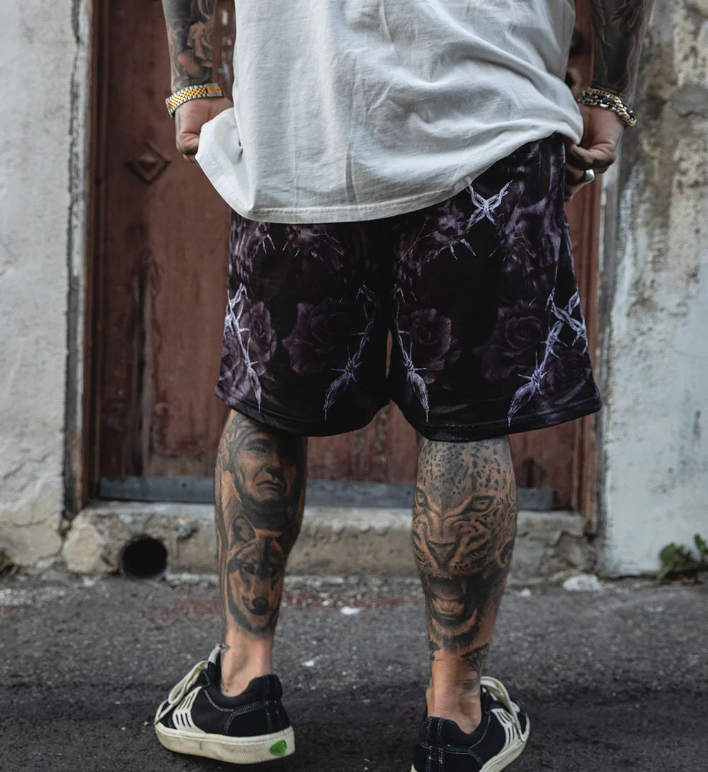 THE DARKNESS MESH SHORTS