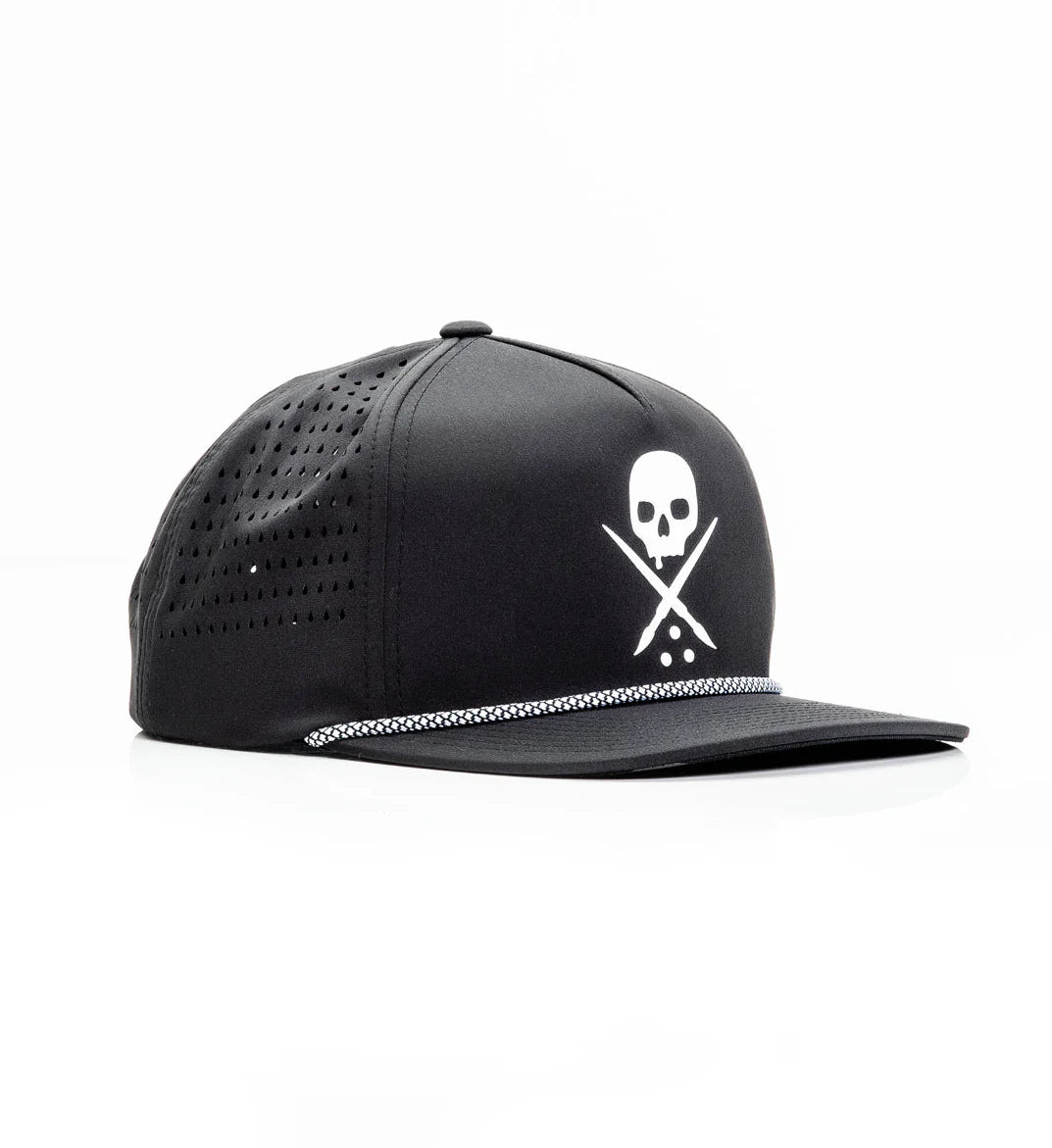 VENT BADGE SNAPBACK BLACK