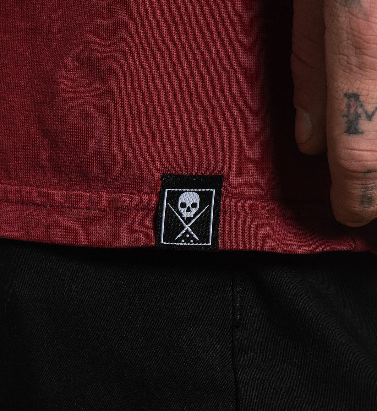 THE SOLIDS PREMIUM TEE ROSEWOOD
