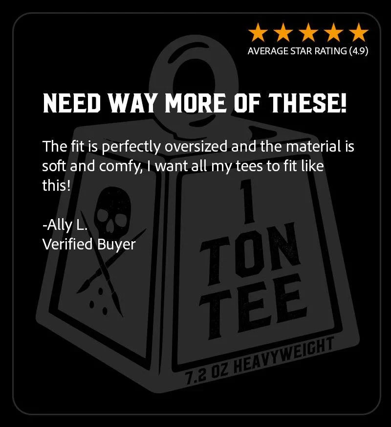 FORBIDDEN LOVE "1 TON" PREMIUM TEE