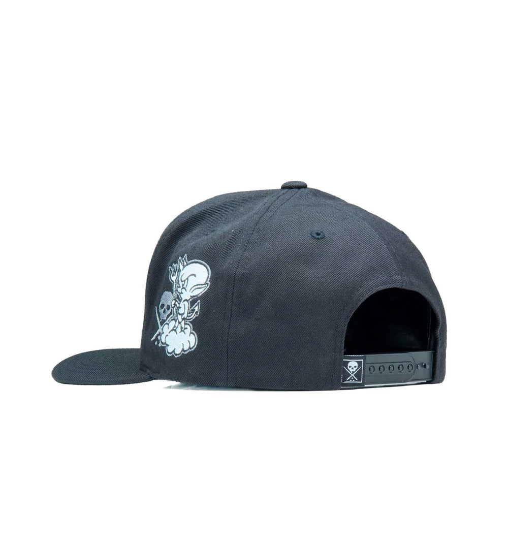 DETAIL DEVIL'S SNAPBACK BLACK/WHITE
