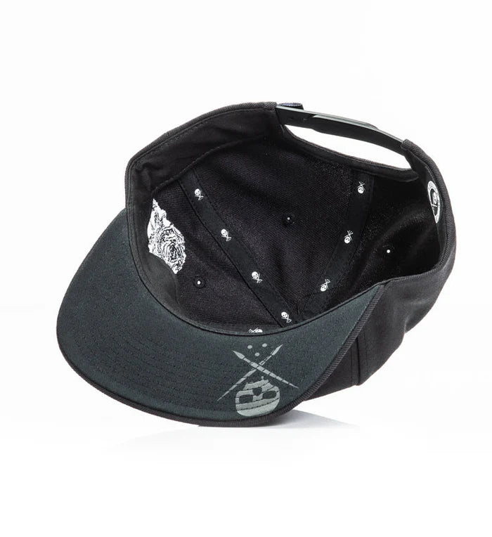 LAST RITES SNAPBACK BLACK BLACK