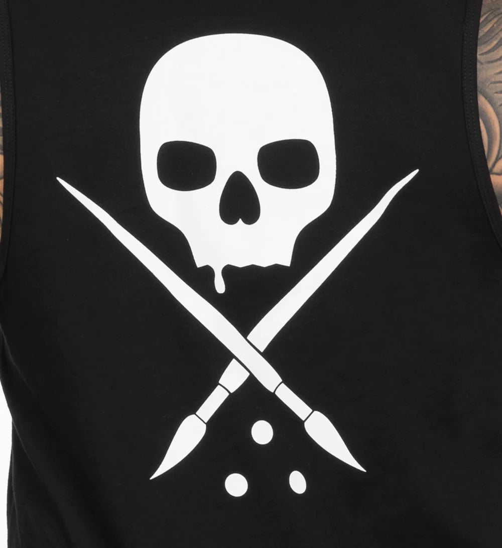 BADGE TANK BLACK