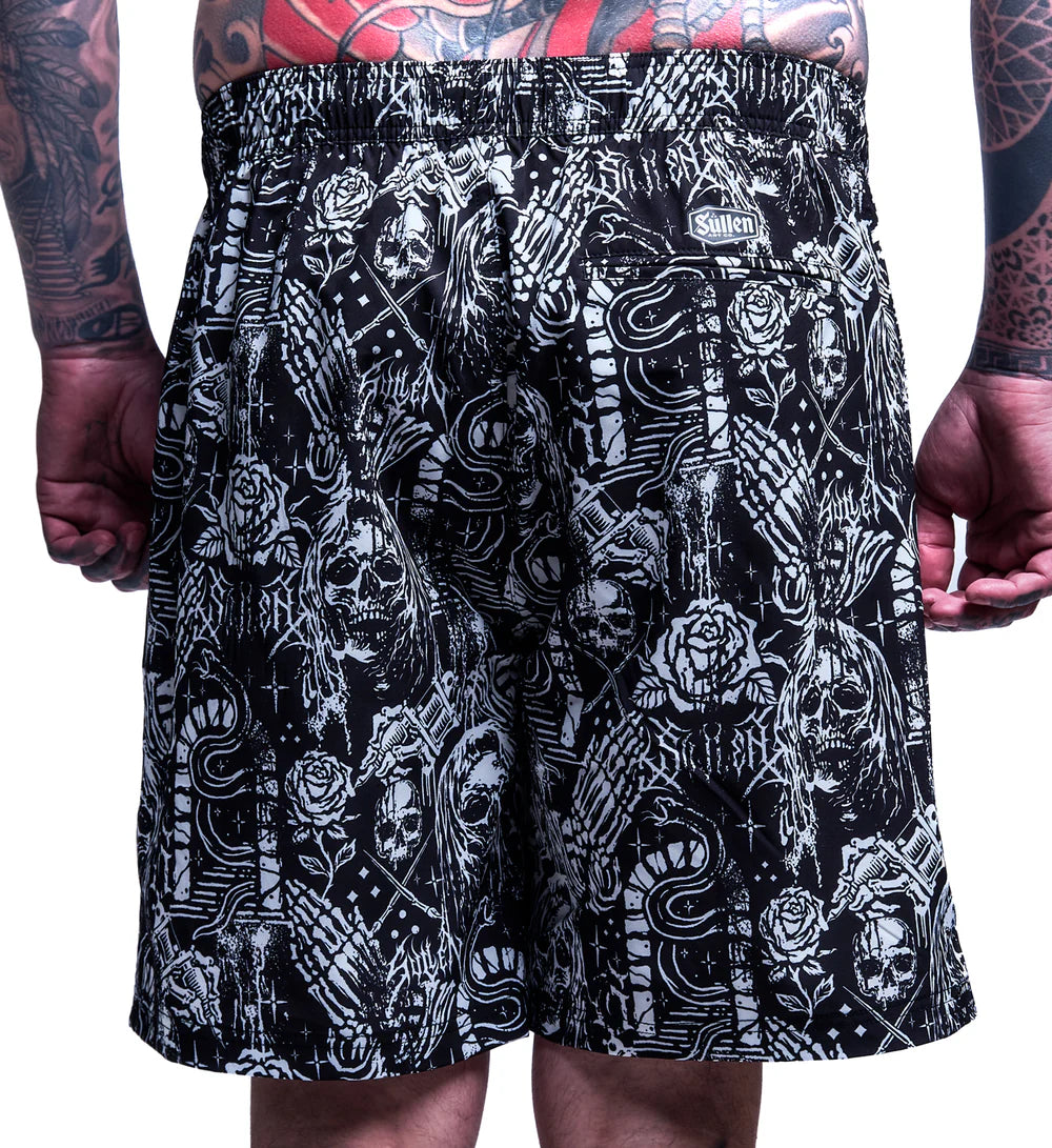CREEPING DEATH EWAIST BOARDSHT BLACK