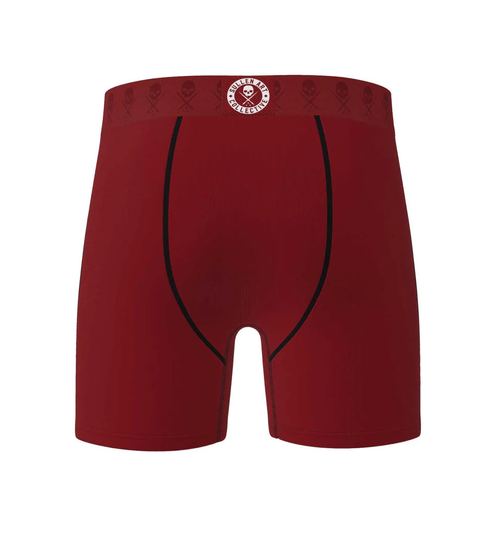 SOLID LUXE BOXERS - DARK RED