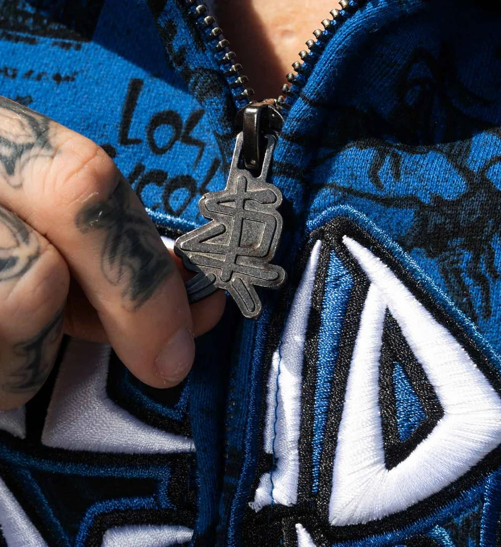 SULLEN X ST POSTED ZIP UP BLUE