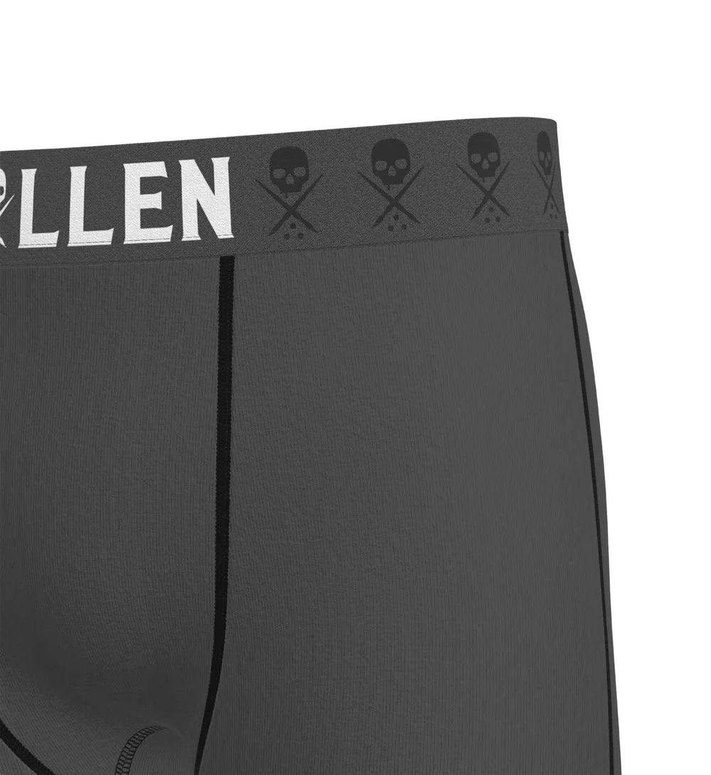 SOLID LUXE BOXERS - DARK GREY