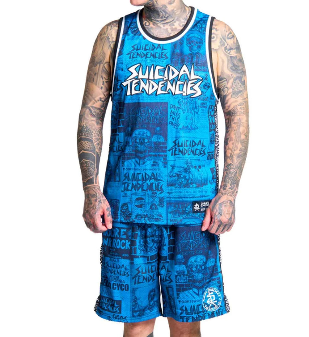 SULLEN X ST POSTED SHORTS BLUE