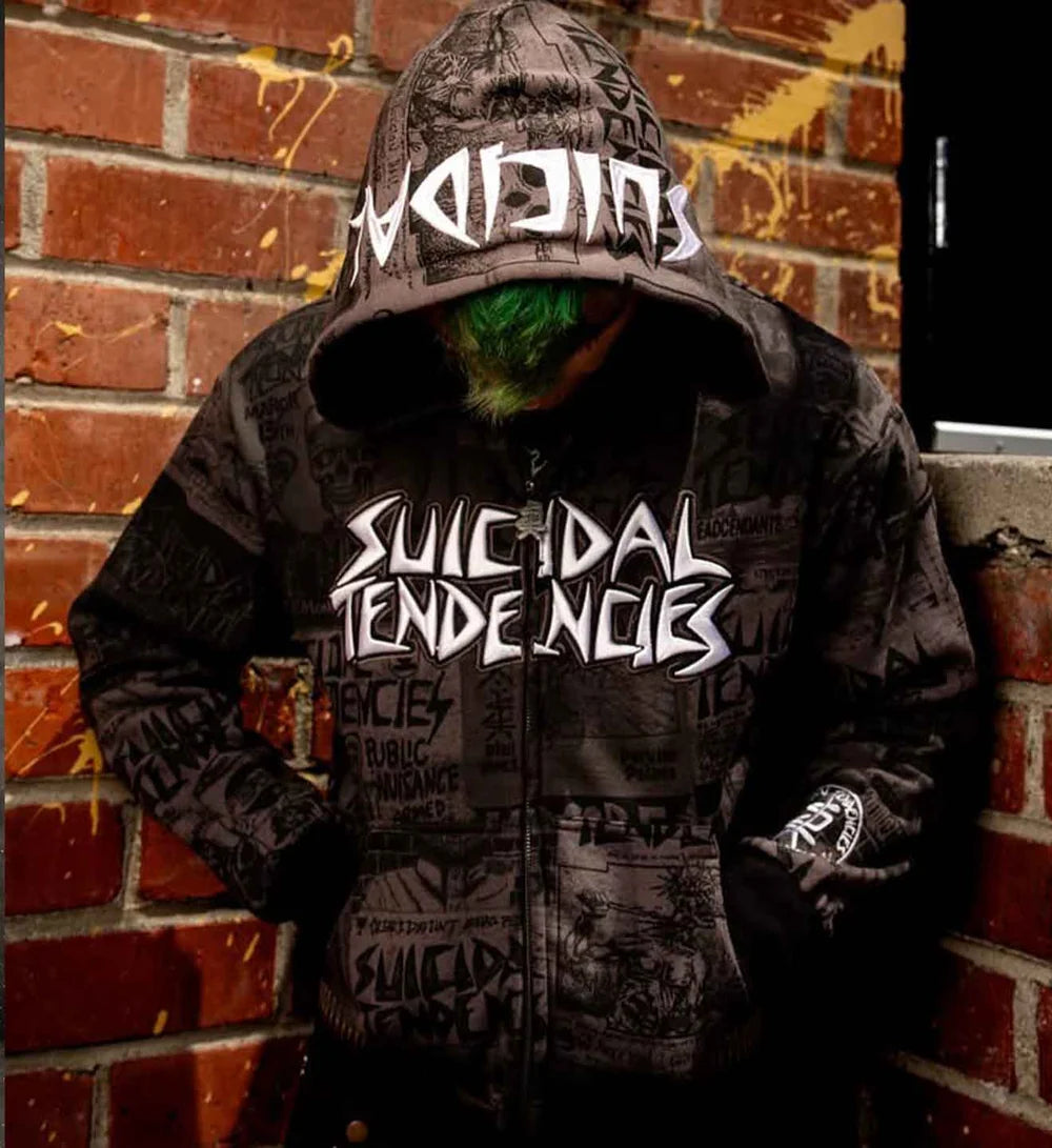 SULLEN X ST POSTED ZIP UP GREY
