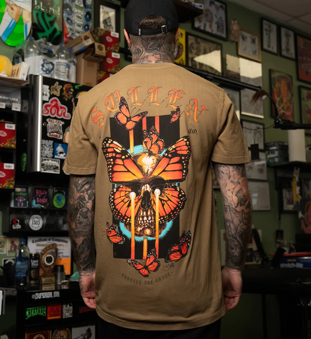 BUTTERFLY SKULL PREMIUM TEE