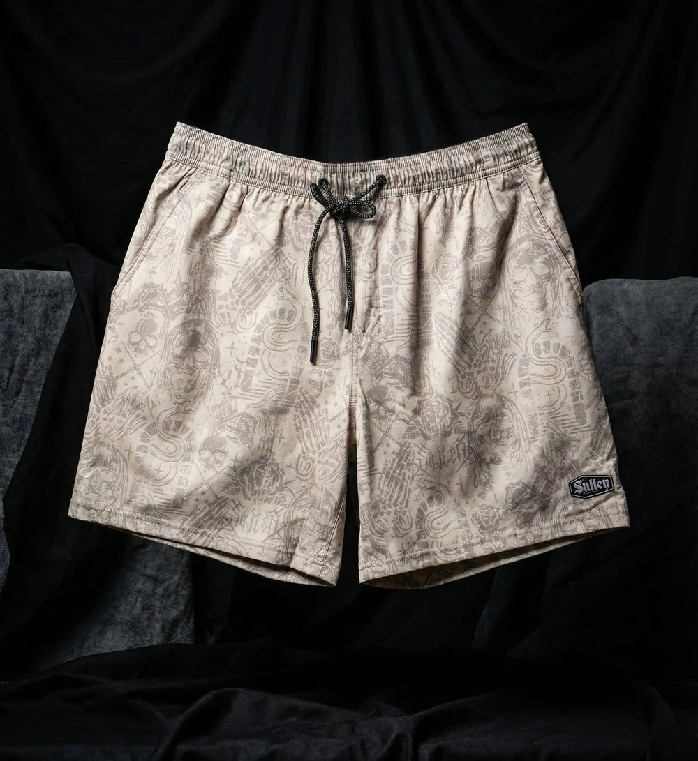CREEPING DEATH EWAIST BOARDSHT OFF WHITE