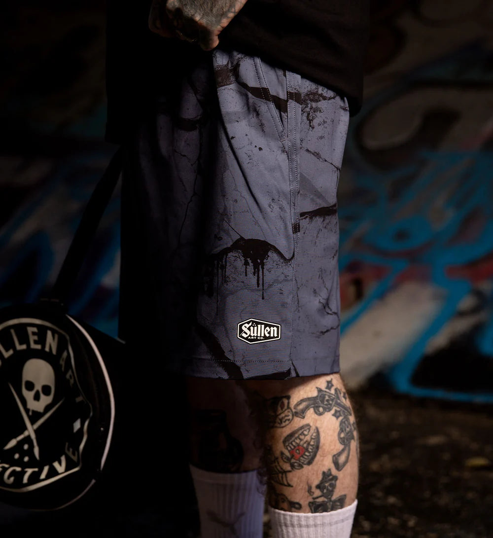 CRACKED E-WAIST BOARDSHORTS