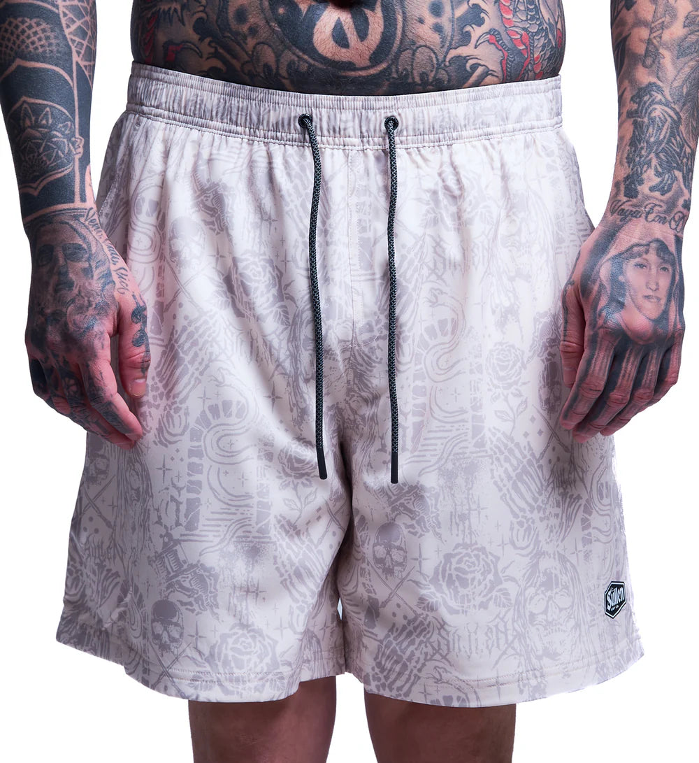 CREEPING DEATH EWAIST BOARDSHT OFF WHITE