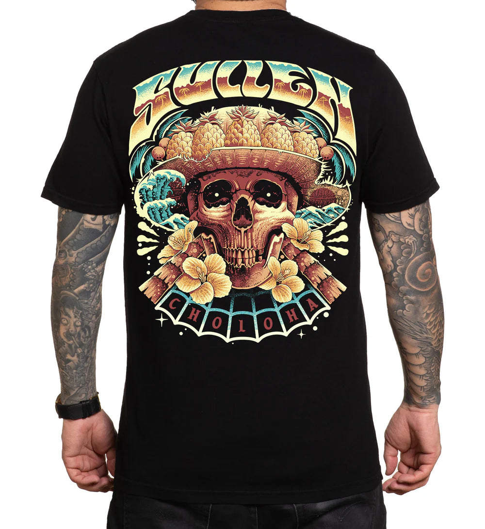 SKULLOHA JET BLACK PREMIUM TEE